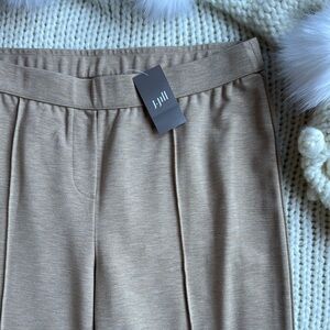 J. Jill “always look great” BRAND NEW Tan Wide-Leg Pants Size Medium petite
